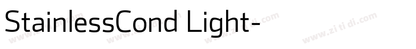 StainlessCond Light字体转换 StainlessCond Light字体转换